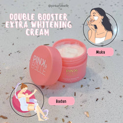 Double Booster Extra Whitening Cream By Pink & Belle